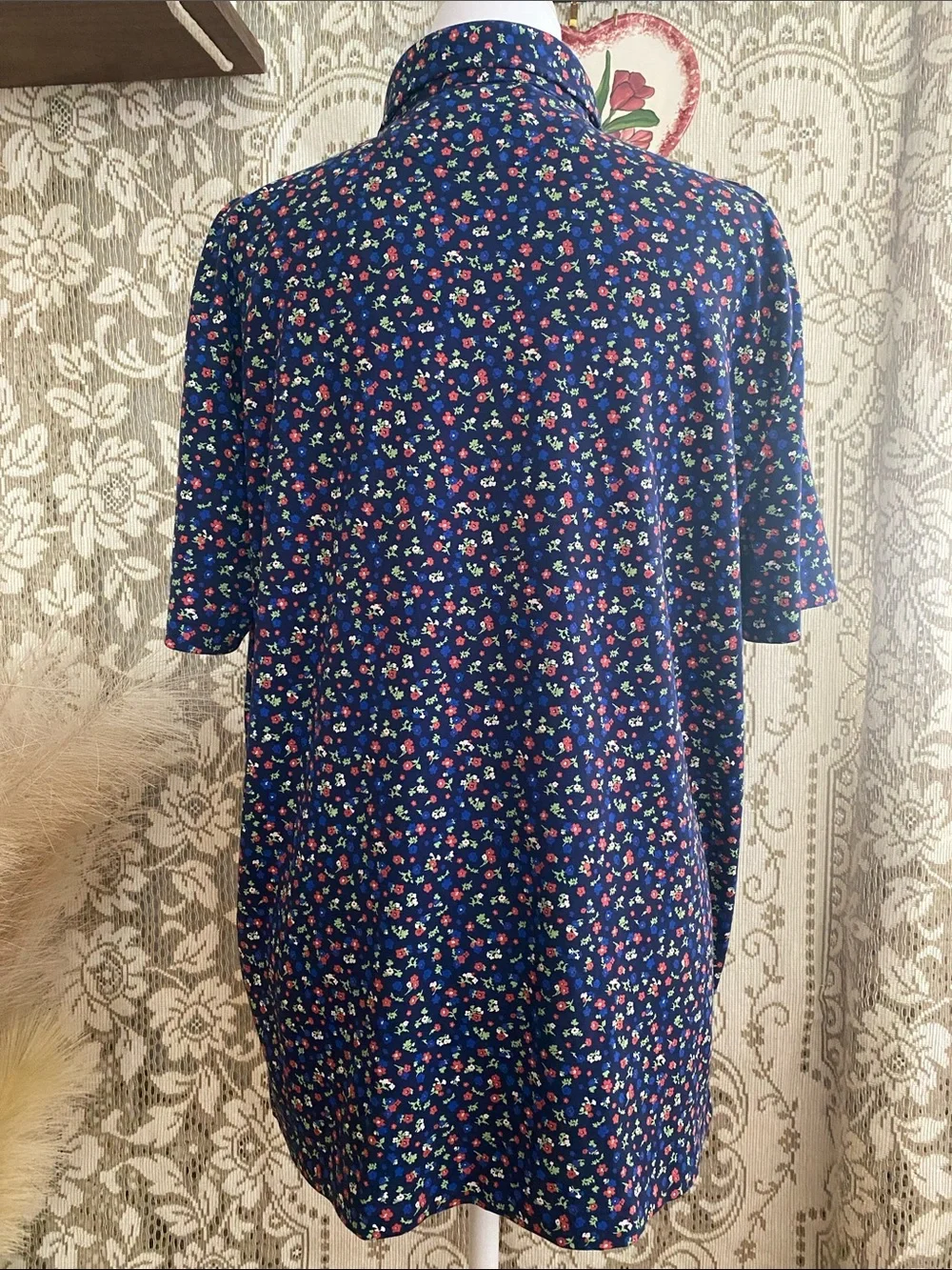 Ralph Lauren Men Navy Floral Polo Shirt
